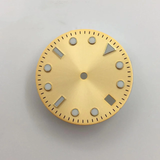 29mm Rose Gold Dial Gold dial Fit NH35 NH36 Blue Luminous custom Accessories