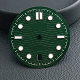 31.8mm Seamaster 300 Green luminous dial fits NH35/NH36 movements custom logos