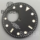 New green luminous NH38 dial 29mm for NH38 automatic movement watch accessories