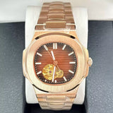 41mm Skeleton Nautilus Watch Miyota 8N24 movement Sapphire 5ATM Dress