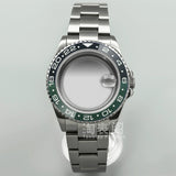 Modified Submariner Case 36mm/38mm GMT Case ceramic bezel sapphire glass for NH35 34 36 38 Etc movement