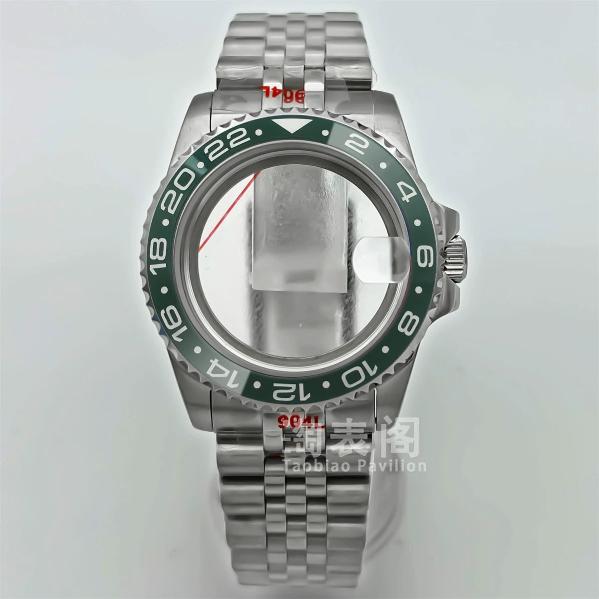 Modified Submariner Case 36mm/38mm GMT Case ceramic bezel sapphire glass for NH35 34 36 38 Etc movement