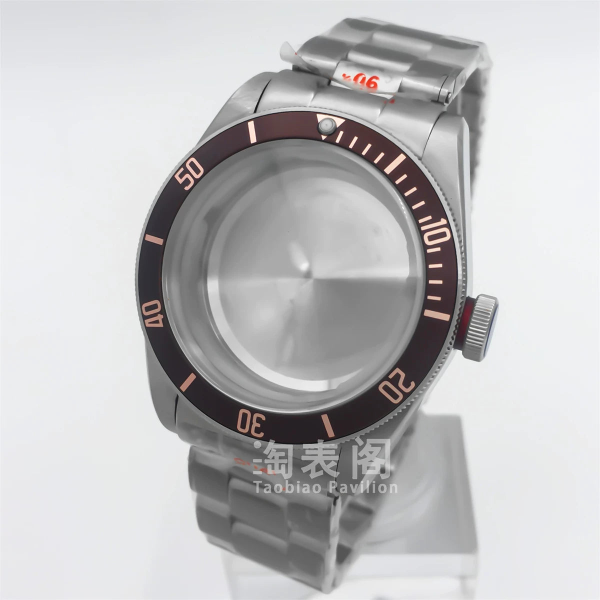 41mm Black Bay Watch case for NH35 36 ETA2824 PT5000 movement,Domed sapphire 10ATM