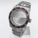 41mm Black Bay Watch case for NH35 36 ETA2824 PT5000 movement,Domed sapphire 10ATM
