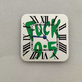 27MM square dial graffiti blue hands for Japanese NH35/NH36 movements no lume Santos Mod Part