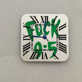 27MM square dial graffiti blue hands for Japanese NH35/NH36 movements no lume Santos Mod Part