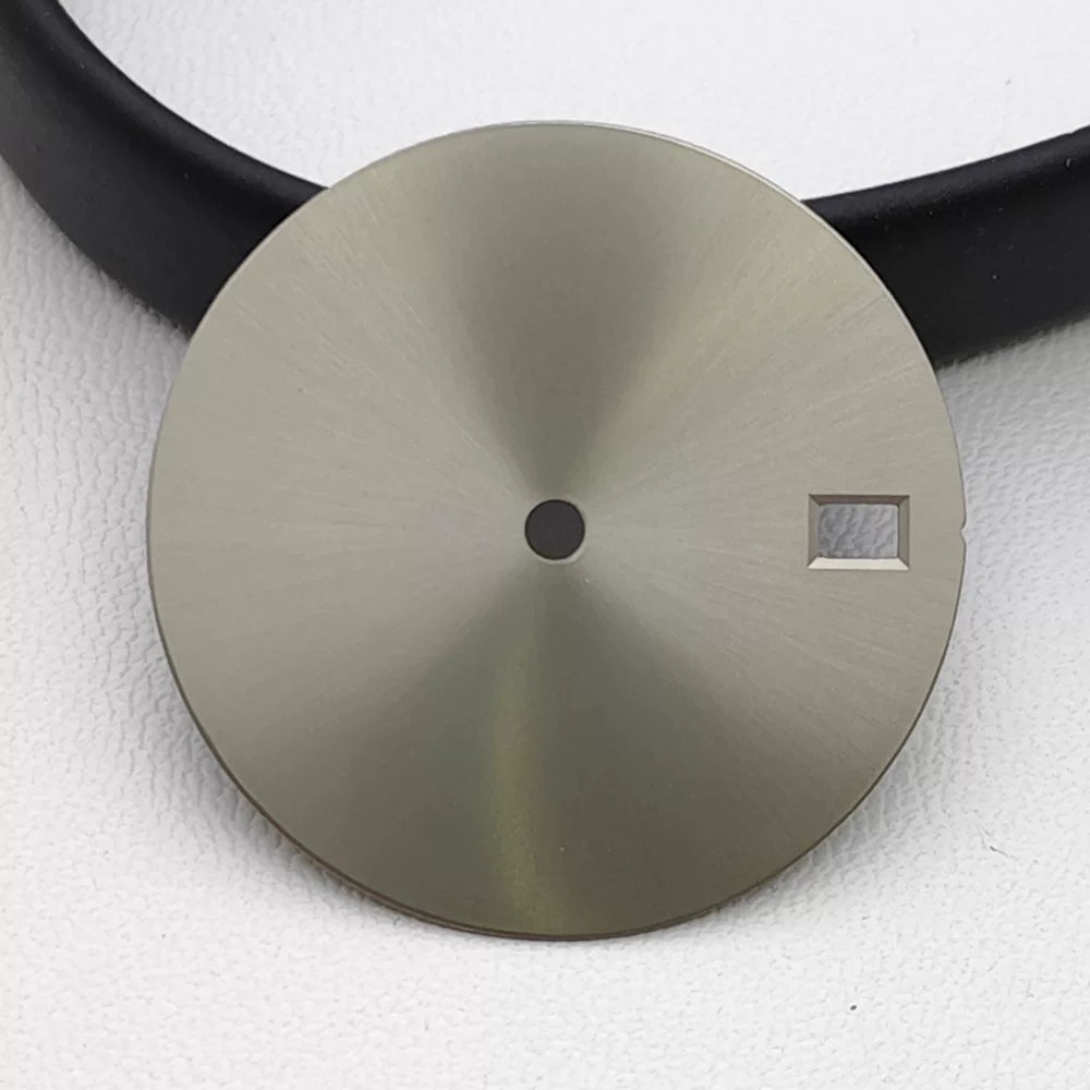 Total Blank Dial Full steril for custom 28.5mm for NH35/NH36 Movement no date window no lume