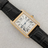 Tank Watch 31mm square retro women's watch stainless steel quartz VJ24 3ATM Mineral Silver Gold