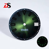 Premium Watch Dial Sunburst No date window 28.5mm hollow marker 60C luminous modification for NH35 / Miyota T9015/ ETA2824 PT5000