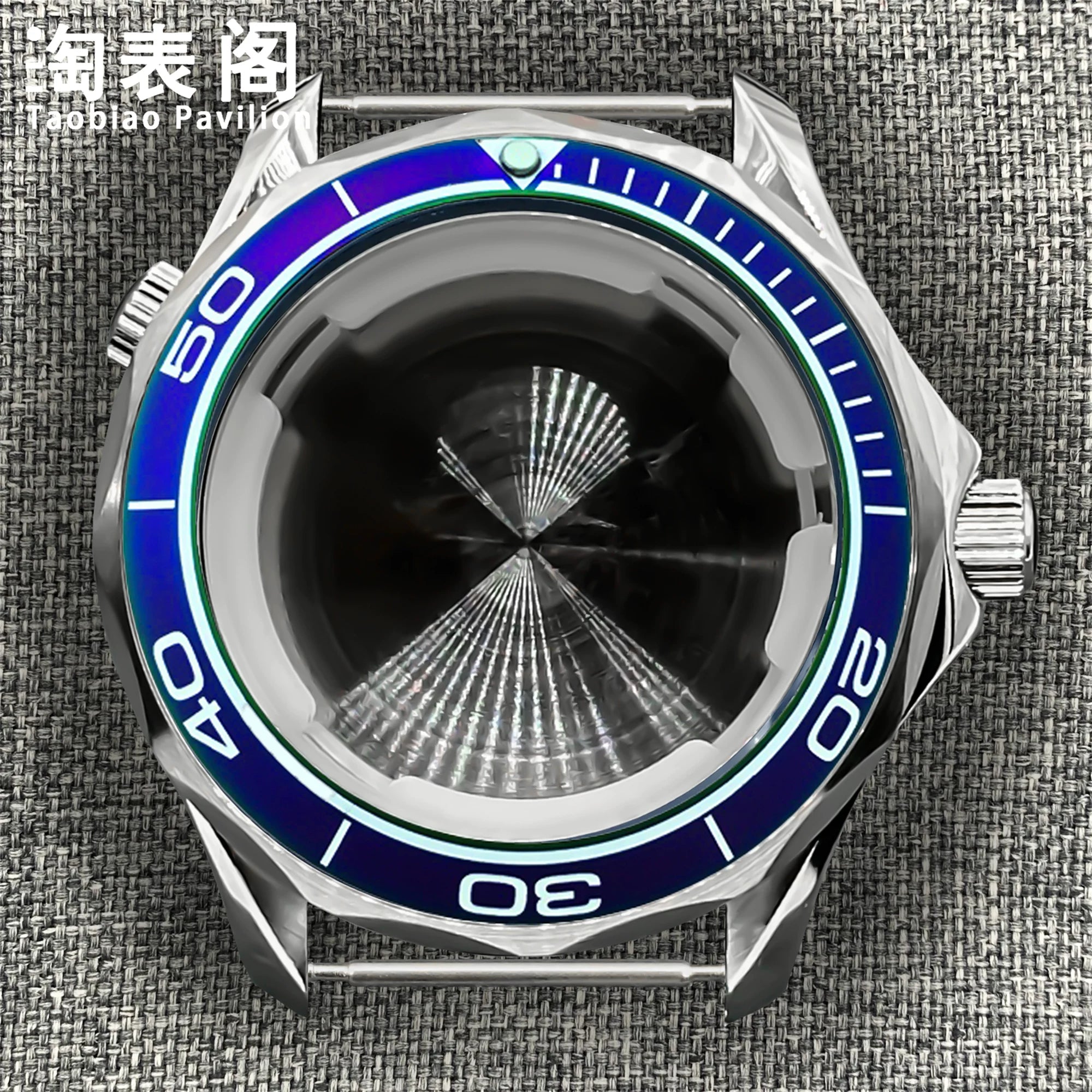41Mm Seamaster 300 case for NH35/36 ETA2824 PT5000 Miyota 8215 Solid Back 10ATM Sapphire