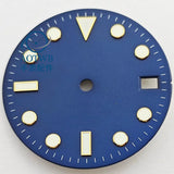 28.5MM Matte Dial dial luminous NH35 NH34 ETA2824 Miyota8215 ST2130 sub style