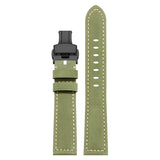 Big wrist extended leather watch strap for Pilot Field Dress Diver 140mm+90MM Fat Wrist Band 20mm 22 24mm