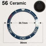 Ceramic Bezel For 42MM Seamaster Case diameter 38mm * 30.7mm