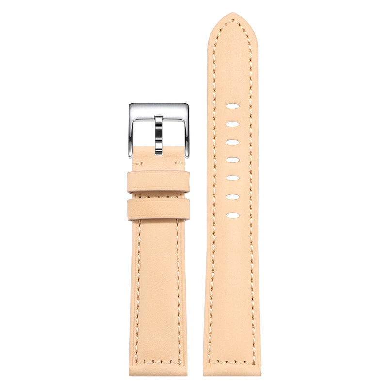 Big wrist extended leather watch strap for Pilot Field Dress Diver 140mm+90MM Fat Wrist Band 20mm 22 24mm