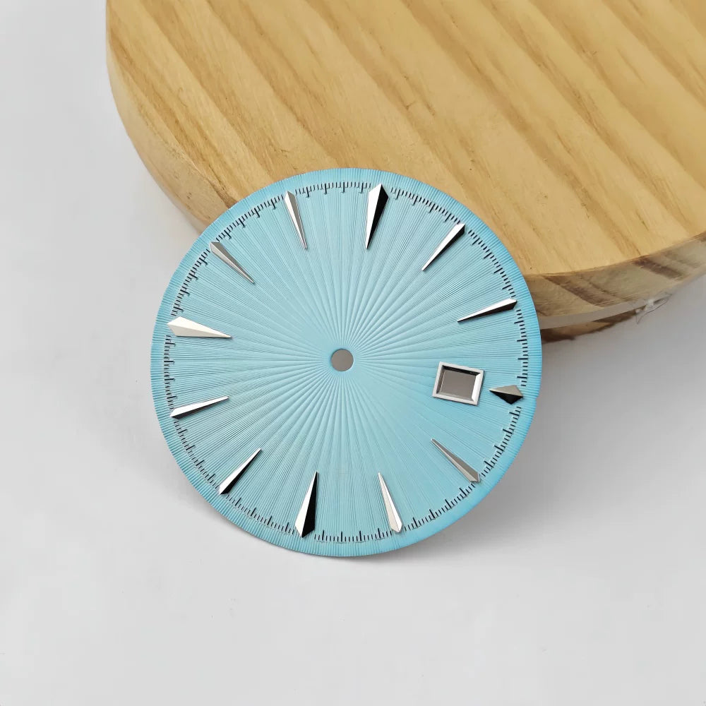35mm Sterile Cocktail Dial for NH35 vertical pattern texture no lume
