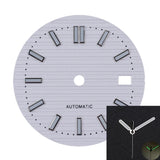 30.5MM Nautilus Dial Green luminous for NH35 mechanical automatic movement with hands