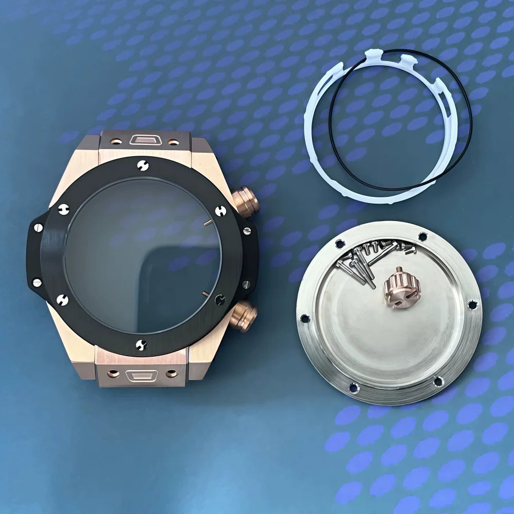 42mm VK64 VK63/VK61 Case chronograph Mineral Glas 3ATM