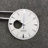 40Mm cocktail watch case 316 stainless steel bubble mirror for NH35/36/NH4R/NH38 movements pilot case glass back