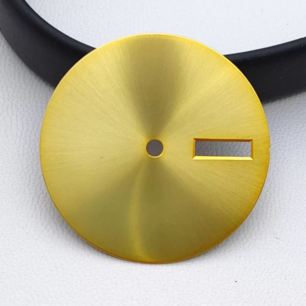 Total Blank Dial Full steril for custom 28.5mm for NH35/NH36 Movement no date window no lume