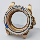 Bidirectional rotating bezel Watch Case 40.5MM Submariner / GMT Yacht sapphire glass two-way rotating  for NH34/NH35/NH36 38