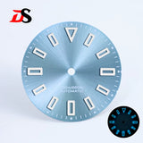 Premium Watch Dial Sunburst No date window 28.5mm hollow marker 60C luminous modification for NH35 / Miyota T9015/ ETA2824 PT5000