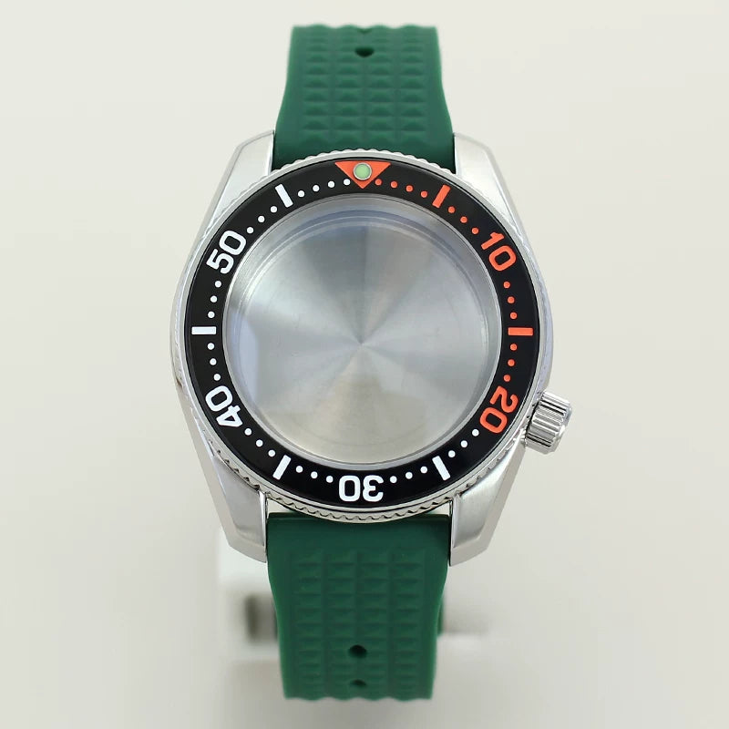 42mm Dive watch Case Modified SPB185/SPB187J1 316L stainless steel for the NH35/36 movement 10bar sapphire