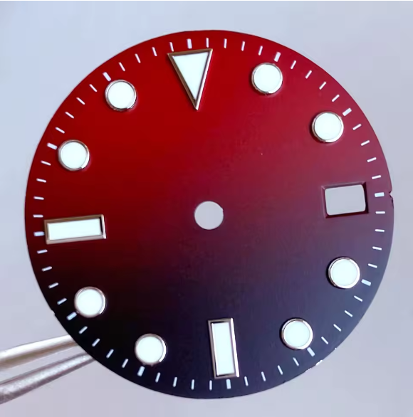 James Cameron Submariner dial Ghost King gradual change dial 28.5mm for NH35 NH36 NH38 4R35 3/3.8 position water ghost literally