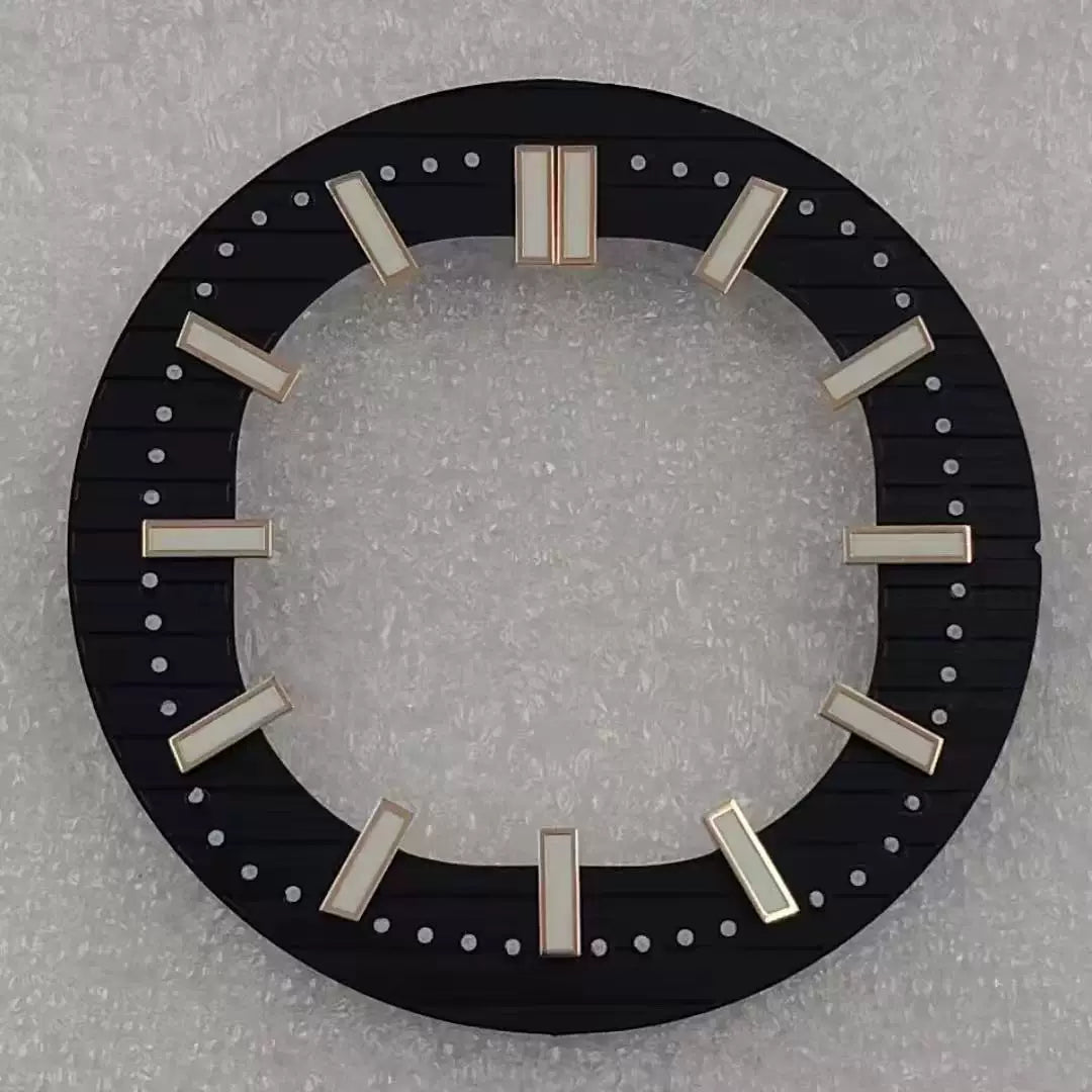 30.5mm Hollow Nautilus Dial green luminous for NH70-NH38 movement