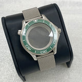 41mm改造シーマスター300ケースメッシュベルトサファイアガラスNH35ムーブメントに適合ステンレススチールケース