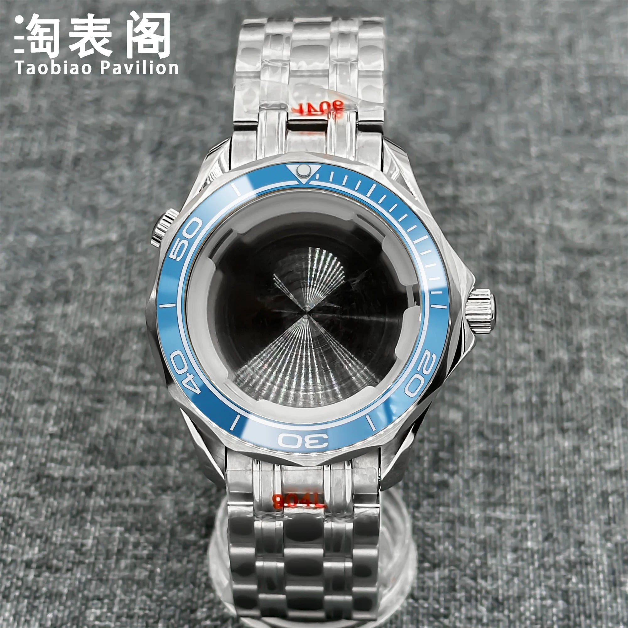 41Mm Seamaster 300 case for NH35/36 ETA2824 PT5000 Miyota 8215 Solid Back 10ATM Sapphire