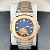 41mm Skeleton Nautilus Watch Miyota 8N24 movement Sapphire 5ATM Dress