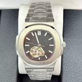 41mm Skeleton Nautilus Watch Miyota 8N24 movement Sapphire 5ATM Dress