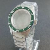40.5mm 62mas Watch Case Domed Sapphire NH35 NH36 NH34 38 etc 10ATM for 28.5mm Dial