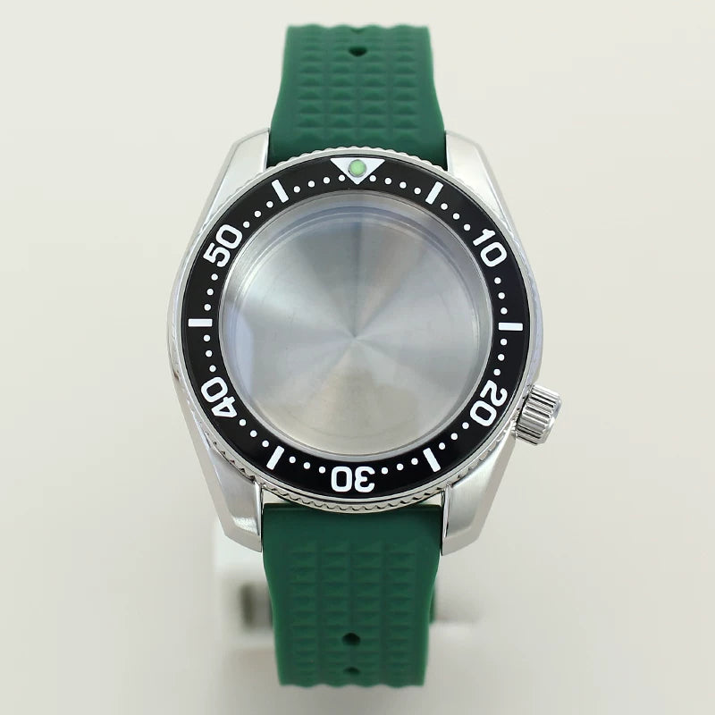 42mm Dive watch Case Modified SPB185/SPB187J1 316L stainless steel for the NH35/36 movement 10bar sapphire