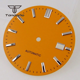 33.5MM gs Cocktail watch dial silver hand set NH35 NH36 nh38 pilot modification accessories