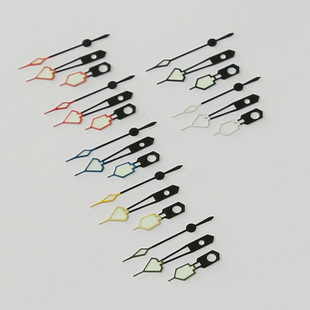 Fit NH34 35 36 Movement Colorful Super  C3 Green Luminous  For SKX007 Watch Hands