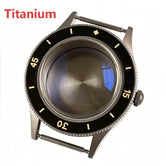 Titanium Watch Case for Fifty Fathoms Diver NH34 NH35 NH36 NH38 ETA2824 PT5000 ST2130 Miyota 8215 821A Movt 20ATM Domed Sapphire