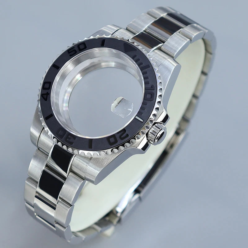 40MM Submariner watch case Eta2824 Sw200 PT5000 Sloping Bezel Sapphire GMT Yacht Master