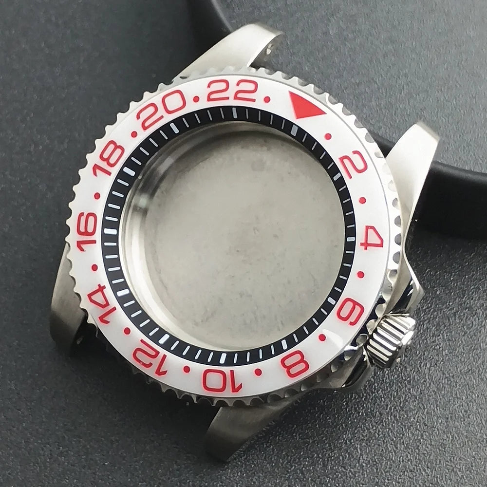 40.5mm Submariner Case GMT with Chapter Ring for NH34 NH35 NH36 Movement Sapphire 10ATM