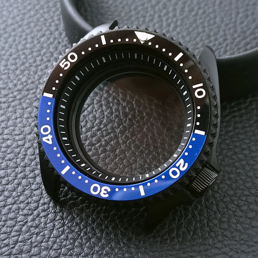 Black SKX007 Case PVD 42mm Sapphire NH35 Mod Case Nh36