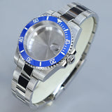 40MM Submariner watch case Eta2824 Sw200 PT5000 Sloping Bezel Sapphire GMT Yacht Master