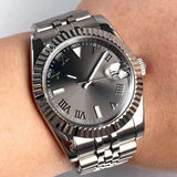 Rome DateJust Watch Tandorio TD136R 36mm 39mm Roman Numbers NH35 Automatic Sapphire 200M Waterproof  Luminous