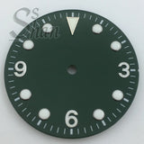 Explore watch dial 29mm dial with 369 digital stripe indices is suitable for the NH35 NH36 Miyota8215 821A ETA28242836 PT5000 DG2813 movement parts