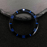 Submariner Bezel NH35 38mm bezel insert red Hands Watch Hands Blue Green Luminous Red Green Blue Hands For NH35/36/4R/7S Movement Watches Parts