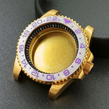 40.5mm Submariner Case GMT with Chapter Ring for NH34 NH35 NH36 Movement Sapphire 10ATM