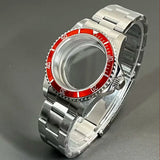 Retro Diver case 39mm,10bar waterproof stainless steel sapphire crystal case, suitable for NH34, NH35, NH36 mechanical movement accessories