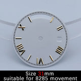 40MM M8285 Watch Case M8215 Watch 316L stainless steel strap Sapphire mirror and stainless steel case accessories for 8285 movement