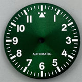 29mm NH35 Watch Dial White Black Blue Dial Green Luminous Fit TMI NH35 NH36 ETA2824 Mingzhu DG2813 Miyota8215 PT5000 Movement