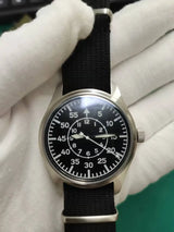 Quartz Pilot Watch 40mm Vh31 Beat Quartz Sapphire 5Bar 316L Stainless Steel vintage Field watch