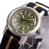 Miyota8215 PT5000 Pilot Watch Tandorio TD135M 36MM Small Military 20ATM Domed Sapphire  Vintage Field Dial